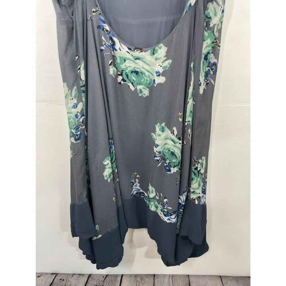 FREE PEOPLE Faded Bloom Printed Slip Dress size Small